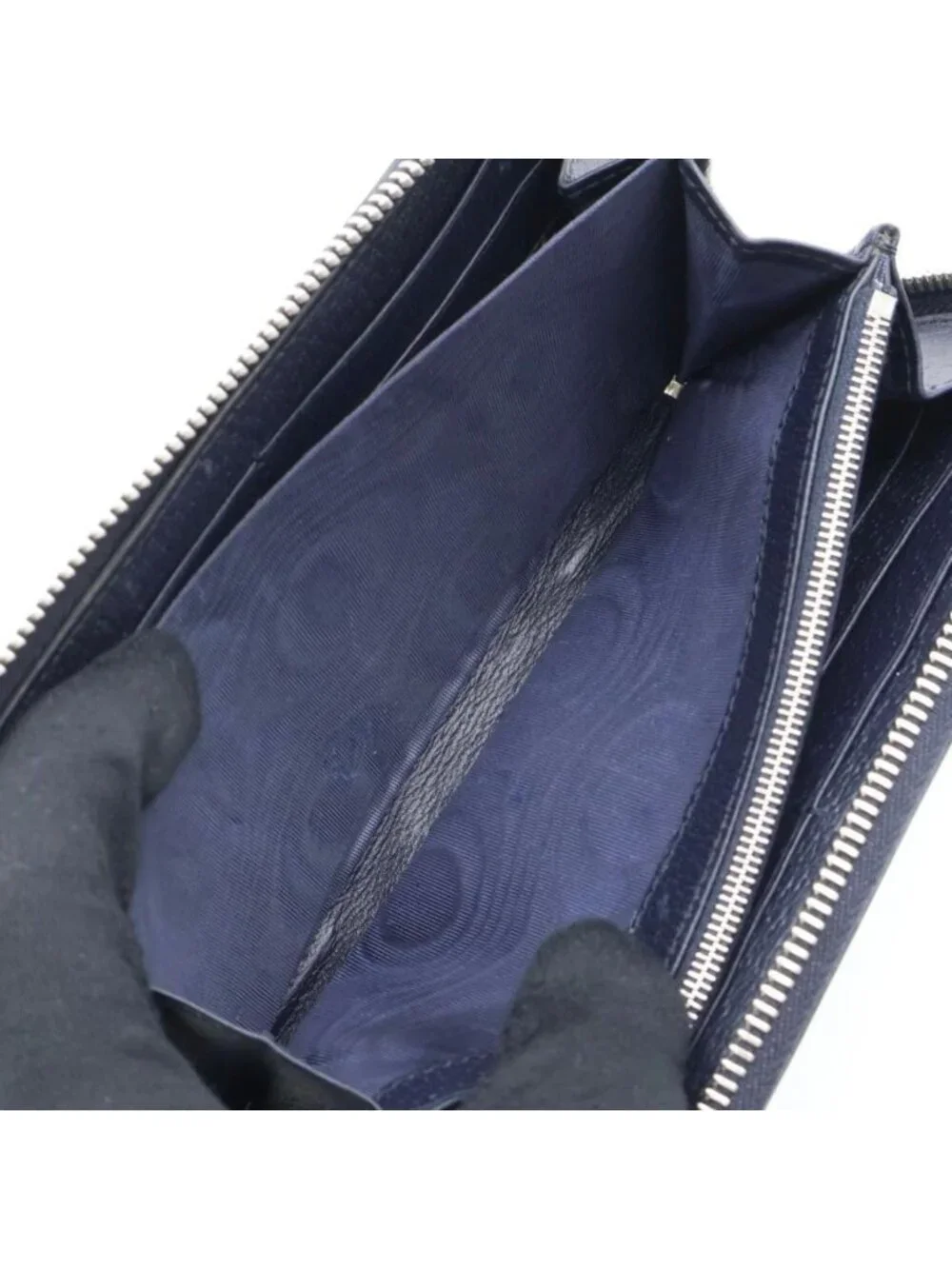 ★SOLD★ Gucci Ophidia Zip Around Wallet Navy - Picture 4 of 10
